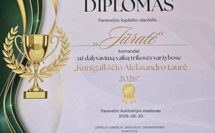 „Kunigaikščio Aleksandro taurė 2026“